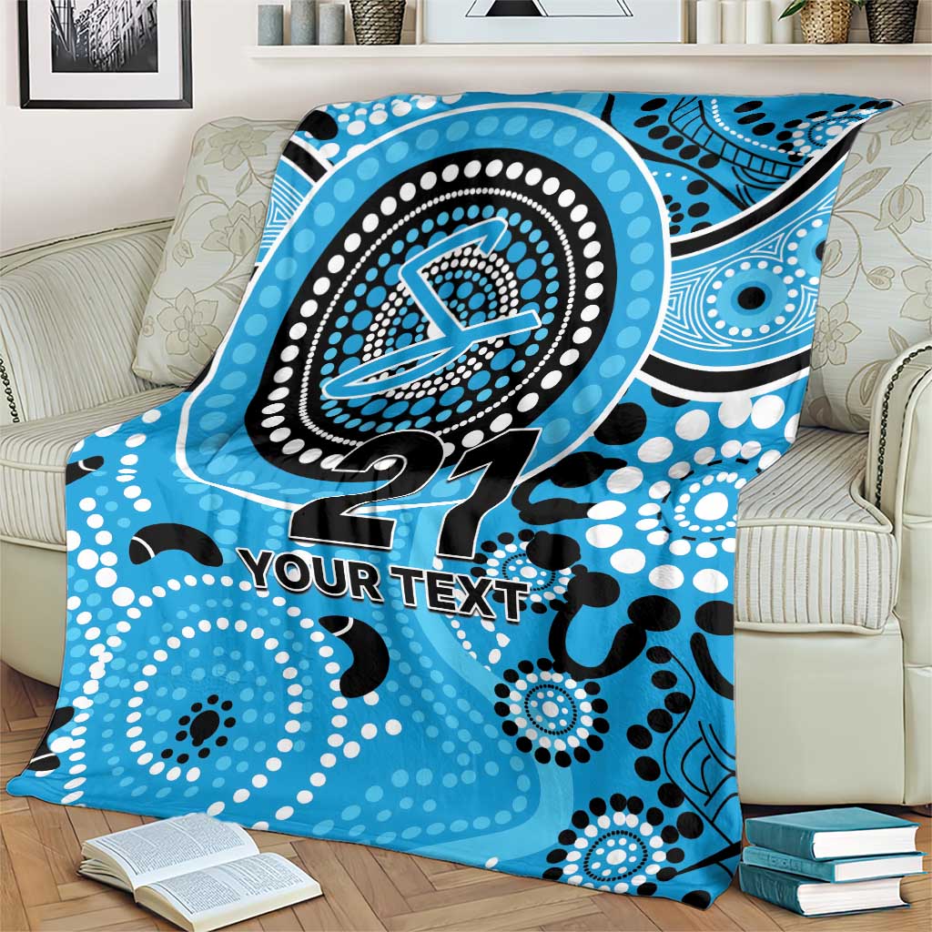 Strikers Cricket Custom Blanket Australian Aboriginal