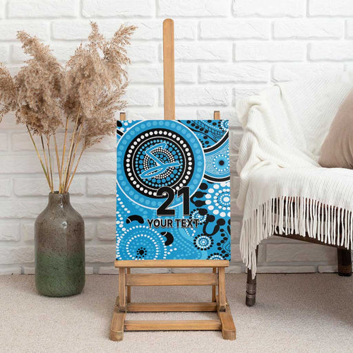 Strikers Cricket Custom Canvas Wall Art Australian Aboriginal