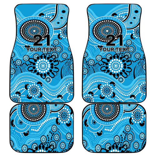 Strikers Cricket Custom Car Mats Australian Aboriginal