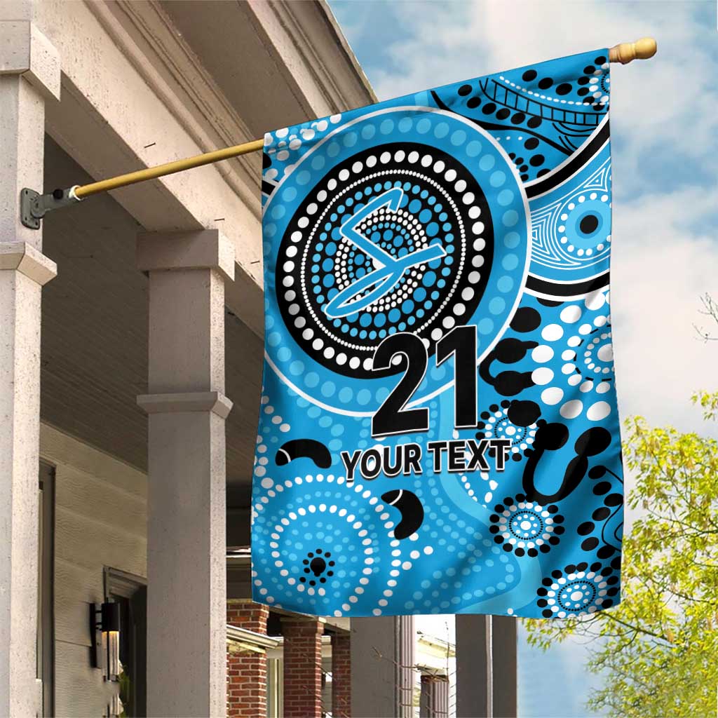Strikers Cricket Custom Garden Flag Australian Aboriginal