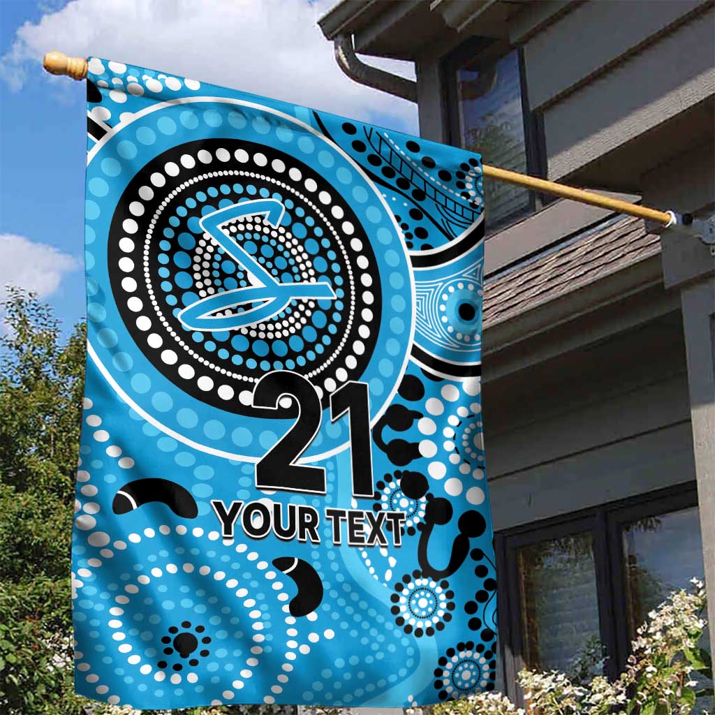 Strikers Cricket Custom Garden Flag Australian Aboriginal