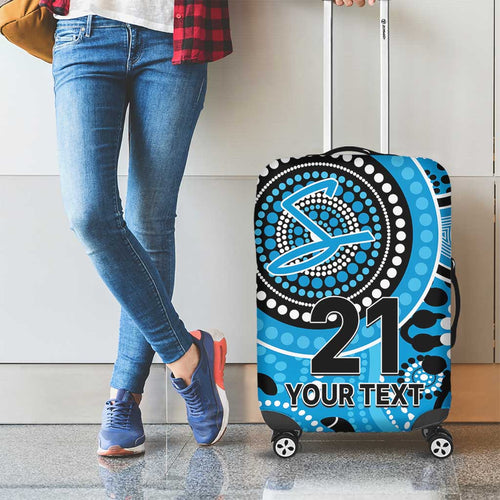 Strikers Cricket Custom Luggage Cover Australian Aboriginal