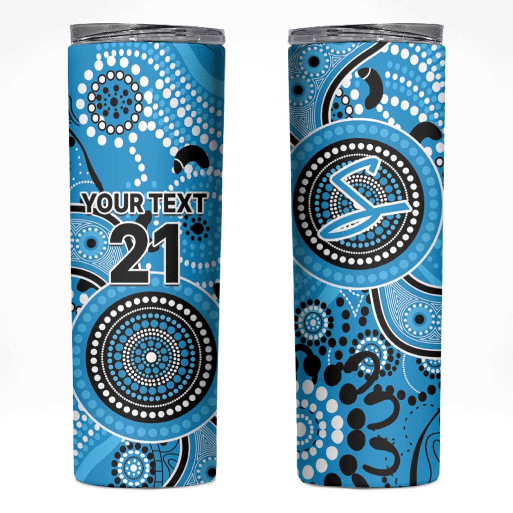 Strikers Cricket Custom Skinny Tumbler Australian Aboriginal