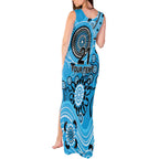 Strikers Cricket Custom Tank Maxi Dress Australian Aboriginal
