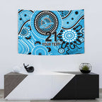 Strikers Cricket Custom Tapestry Australian Aboriginal