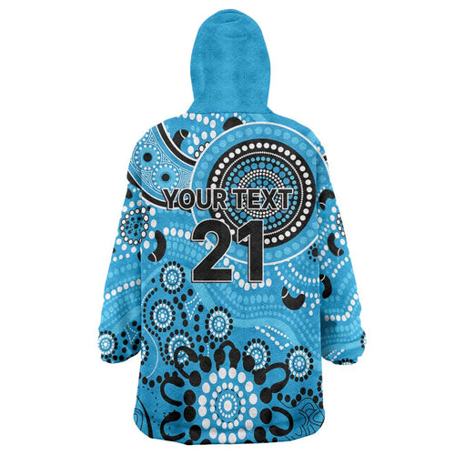 Strikers Cricket Custom Wearable Blanket Hoodie Australian Aboriginal
