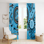 Strikers Cricket Custom Window Curtain Australian Aboriginal