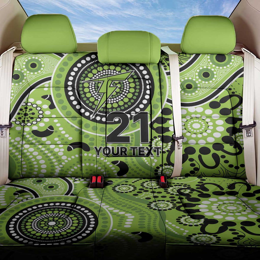 Thunder Cricket Custom Back Car Seat Cover Australian Aboriginal