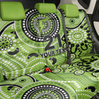 Thunder Cricket Custom Back Car Seat Cover Australian Aboriginal