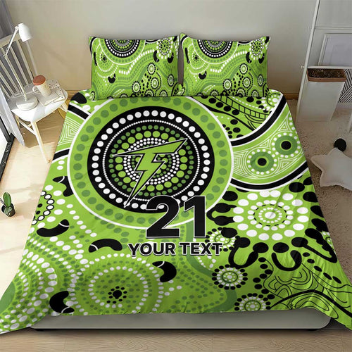 Thunder Cricket Custom Bedding Set Australian Aboriginal
