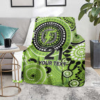 Thunder Cricket Custom Blanket Australian Aboriginal