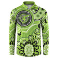 Thunder Cricket Custom Button Sweatshirt Australian Aboriginal