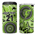 Thunder Cricket Custom 4 in 1 Can Cooler Tumbler Australian Aboriginal