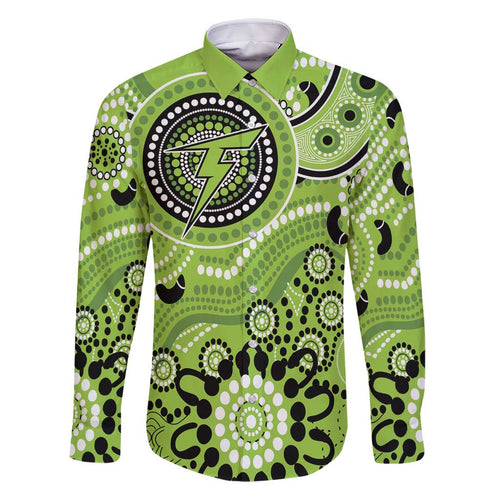 Thunder Cricket Custom Family Matching Tank Maxi Dress and Hawaiian Shirt Australian Aboriginal