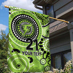 Thunder Cricket Custom Garden Flag Australian Aboriginal