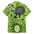 Thunder Cricket Custom Hawaiian Shirt Australian Aboriginal