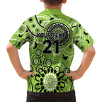 Thunder Cricket Custom Kid Hawaiian Shirt Australian Aboriginal