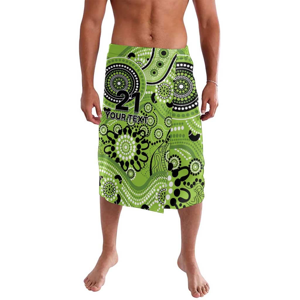 Thunder Cricket Custom Lavalava Australian Aboriginal