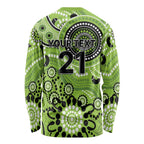 Thunder Cricket Custom Long Sleeve Shirt Australian Aboriginal
