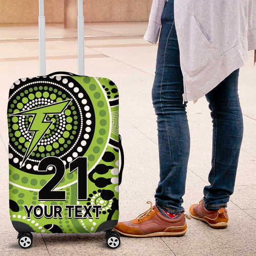 Thunder Cricket Custom Luggage Cover Australian Aboriginal