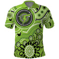 Thunder Cricket Custom Polo Shirt Australian Aboriginal