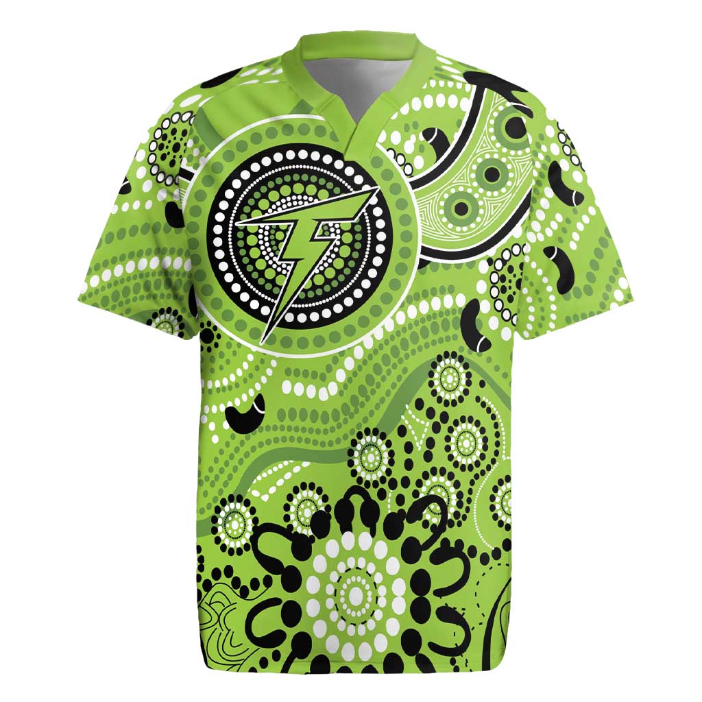 Thunder Cricket Custom Rugby Jersey Australian Aboriginal