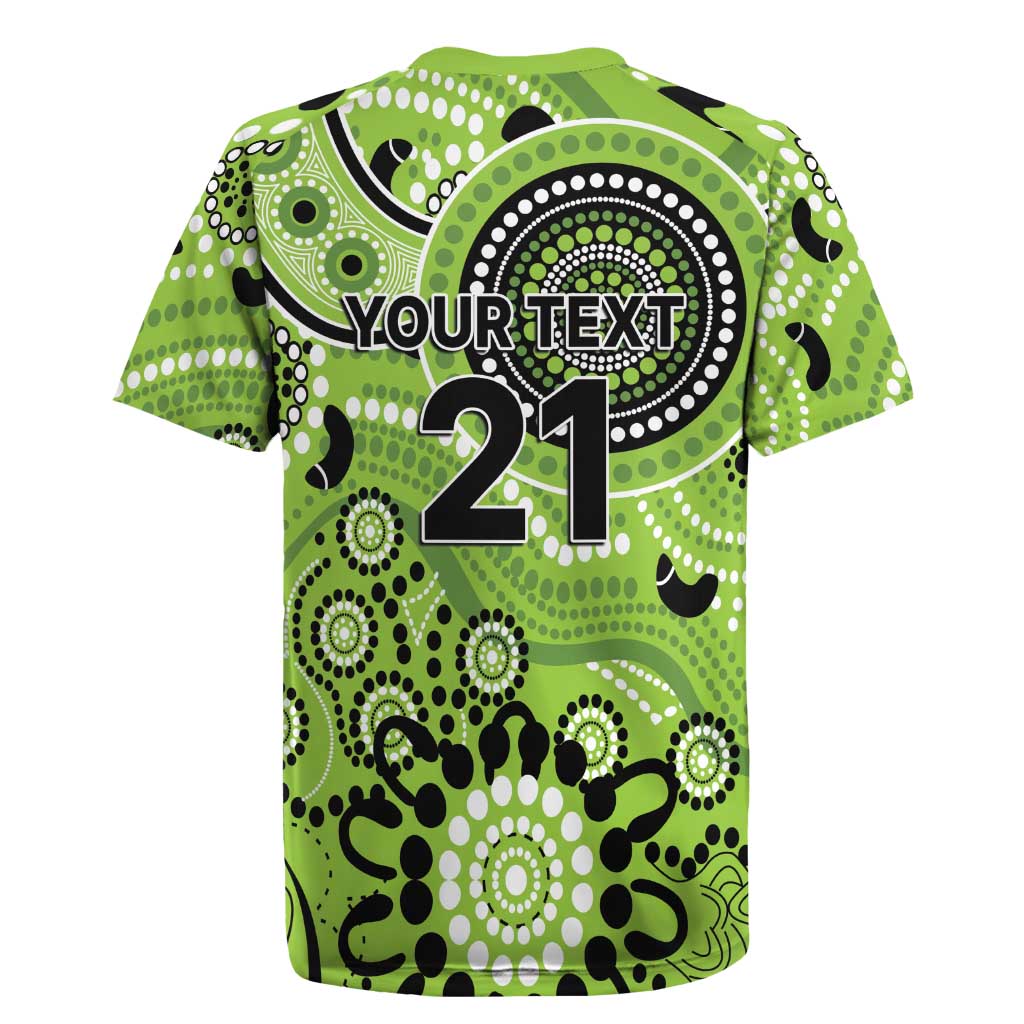 Thunder Cricket Custom Rugby Jersey Australian Aboriginal