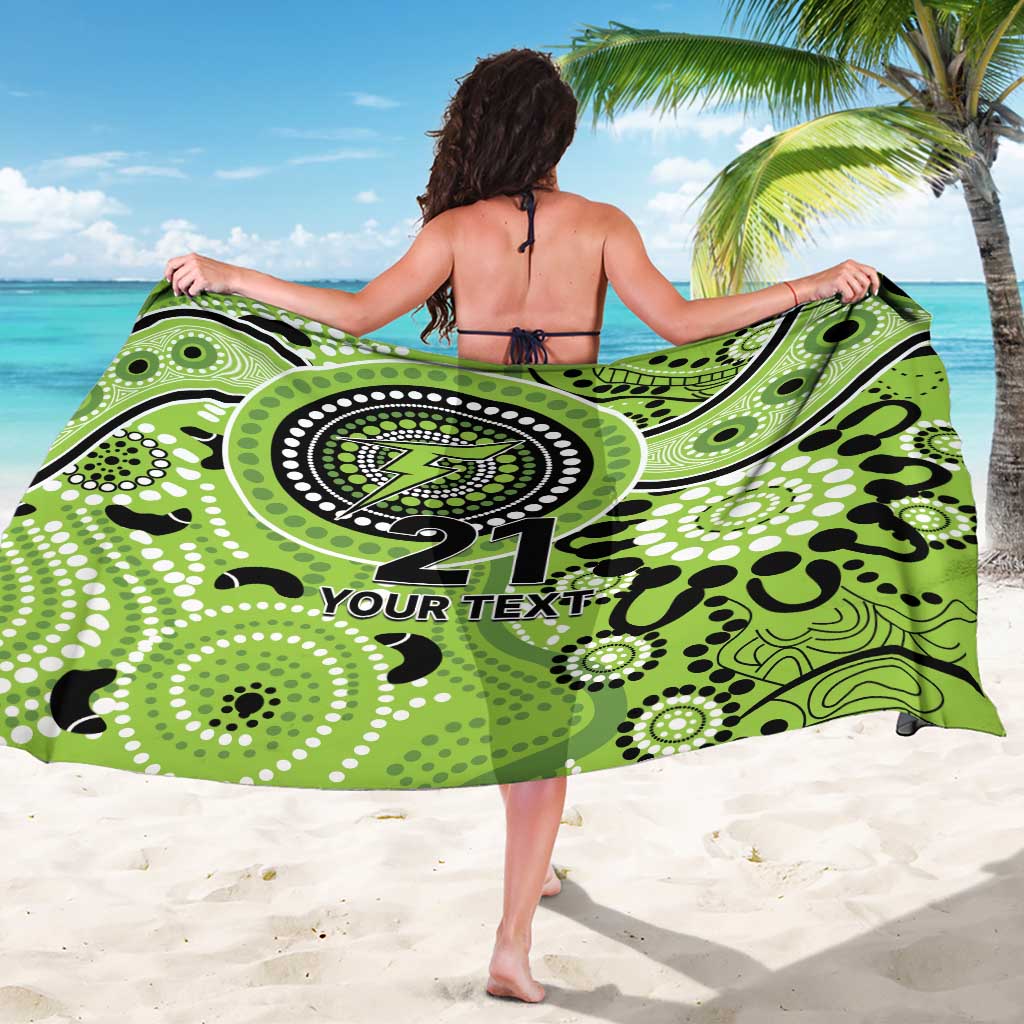 Thunder Cricket Custom Sarong Australian Aboriginal