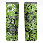 Thunder Cricket Custom Skinny Tumbler Australian Aboriginal