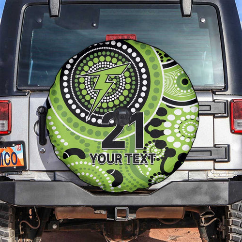 Thunder Cricket Custom Spare Tire Cover Australian Aboriginal