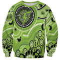 Thunder Cricket Custom Sweatshirt Australian Aboriginal