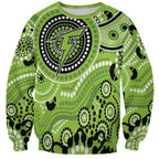 Thunder Cricket Custom Sweatshirt Australian Aboriginal