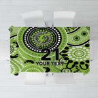 Thunder Cricket Custom Tablecloth Australian Aboriginal