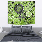 Thunder Cricket Custom Tapestry Australian Aboriginal