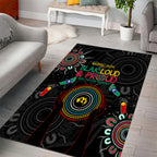 Blak Loud and Proud NAIDOC 2024 Area Rug Indigenous Aboriginal