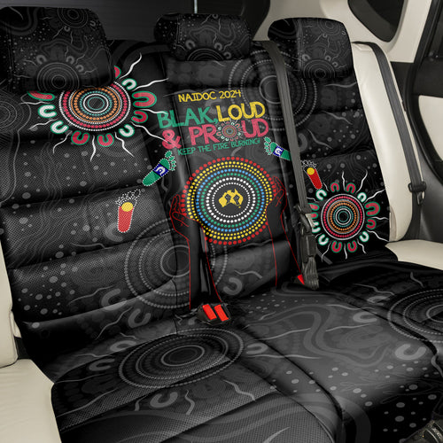 Blak Loud and Proud NAIDOC 2024 Back Car Seat Cover Indigenous Aboriginal