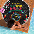 Blak Loud and Proud NAIDOC 2024 Beach Blanket Indigenous Aboriginal