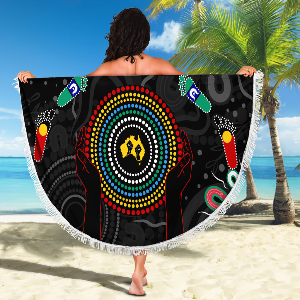 Blak Loud and Proud NAIDOC 2024 Beach Blanket Indigenous Aboriginal