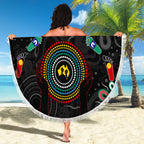 Blak Loud and Proud NAIDOC 2024 Beach Blanket Indigenous Aboriginal