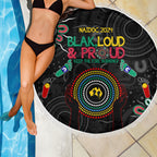 Blak Loud and Proud NAIDOC 2024 Beach Blanket Indigenous Aboriginal
