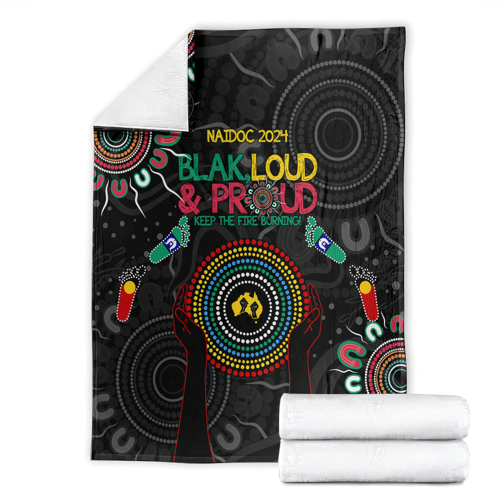 Blak Loud and Proud NAIDOC 2024 Blanket Indigenous Aboriginal