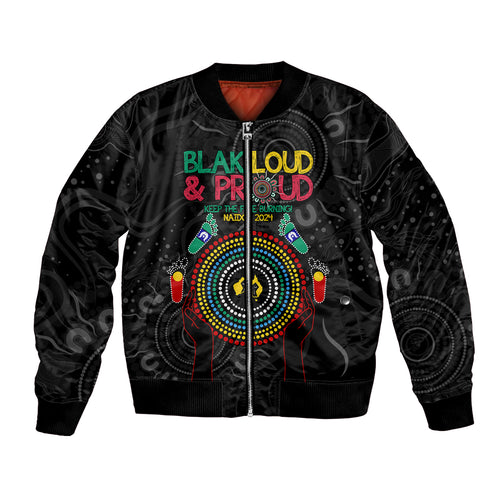 Blak Loud and Proud NAIDOC 2024 Bomber Jacket Indigenous Aboriginal