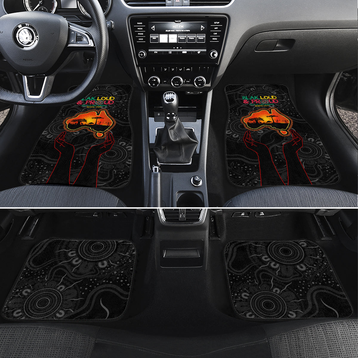 Blak Loud and Proud NAIDOC 2024 Car Mats Indigenous Aboriginal