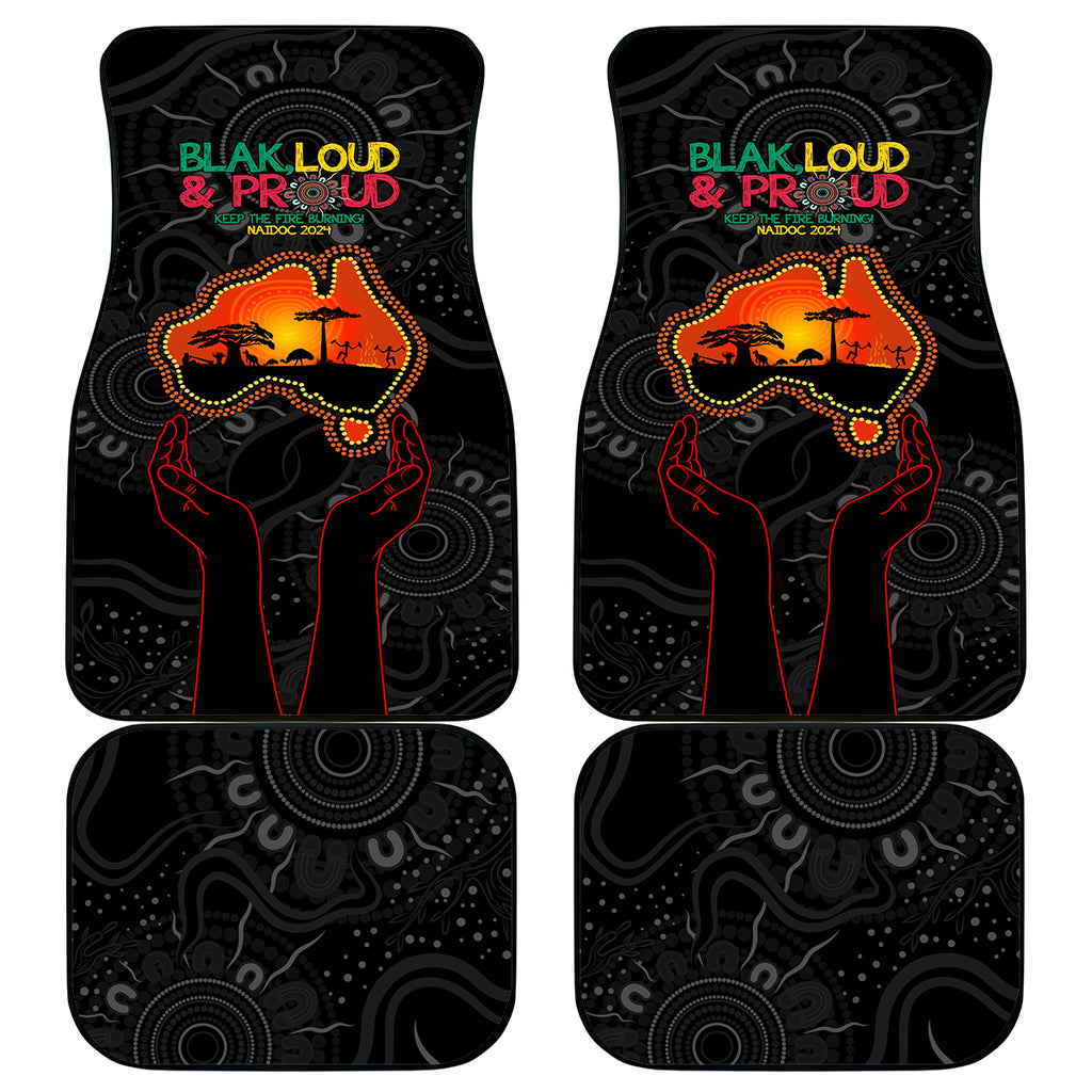 Blak Loud and Proud NAIDOC 2024 Car Mats Indigenous Aboriginal