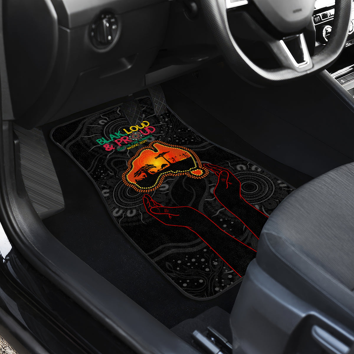 Blak Loud and Proud NAIDOC 2024 Car Mats Indigenous Aboriginal