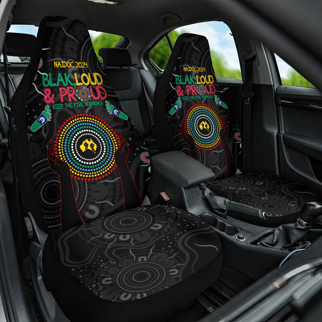Blak Loud and Proud NAIDOC 2024 Car Seat Cover Indigenous Aboriginal