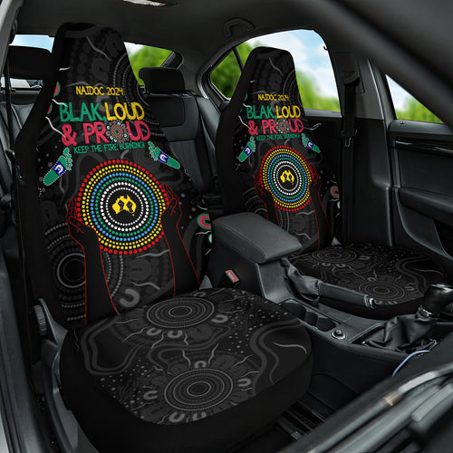 Blak Loud and Proud NAIDOC 2024 Car Seat Cover Indigenous Aboriginal