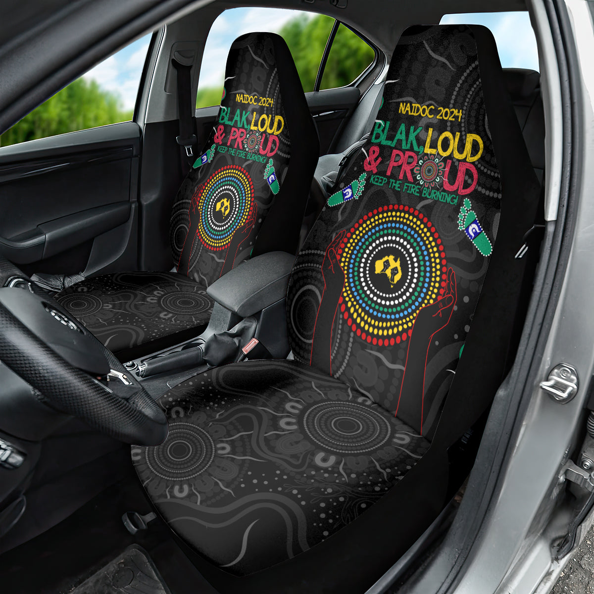 Blak Loud and Proud NAIDOC 2024 Car Seat Cover Indigenous Aboriginal