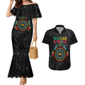 Blak Loud and Proud NAIDOC 2024 Couples Matching Mermaid Dress and Hawaiian Shirt Indigenous Aboriginal
