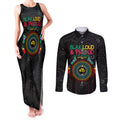 Blak Loud and Proud NAIDOC 2024 Couples Matching Tank Maxi Dress and Long Sleeve Button Shirt Indigenous Aboriginal